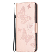Load image into Gallery viewer, Two Butterflies Embossing Leather Phone Case, For Xiaomi Poco M4 Pro, For Xiaomi Poco M4 Pro 5G