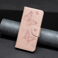 Load image into Gallery viewer, Two Butterflies Embossing Leather Phone Case, For Xiaomi Poco M4 Pro, For Xiaomi Poco M4 Pro 5G