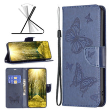 Load image into Gallery viewer, Two Butterflies Embossing Leather Phone Case, For Xiaomi Poco M4 Pro, For Xiaomi Poco M4 Pro 5G