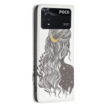 Load image into Gallery viewer, Invisible Magnetic Painted Leather Phone Case, For Xiaomi Poco M4 Pro, For Xiaomi Poco M4 Pro 5G