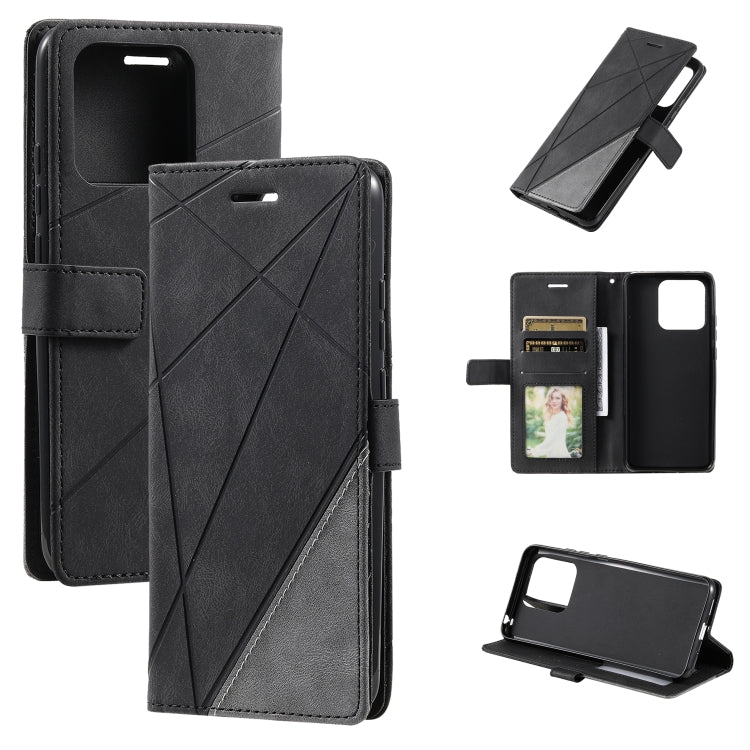 Skin Feel Splicing Leather Phone Case, For Xiaomi 11T, For Xiaomi Redmi Note 11, For Xiaomi Redmi Note 11 Pro, For Xiaomi Redmi K40S, For Xiaomi Redmi Note 11S, For Xiaomi Redmi 10C 4G Global/10 India, For Xiaomi Poco X4 Pro 5G, For Xiaomi Poco M4 Pro ...