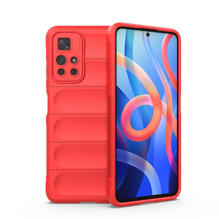 Magic Shield TPU + Flannel Phone Case, For Xiaomi Redmi Note 11 5G Chinese Version, For Xiaomi Redmi Note 11 Pro 5G Chinese, For Xiaomi Redmi Note 11 Pro International