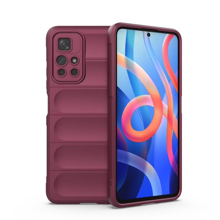 Magic Shield TPU + Flannel Phone Case, For Xiaomi Redmi Note 11 5G Chinese Version, For Xiaomi Redmi Note 11 Pro 5G Chinese, For Xiaomi Redmi Note 11 Pro International
