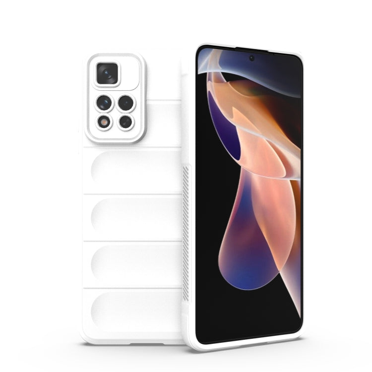 Magic Shield TPU + Flannel Phone Case, For Xiaomi Redmi Note 11 5G Chinese Version, For Xiaomi Redmi Note 11 Pro 5G Chinese, For Xiaomi Redmi Note 11 Pro International