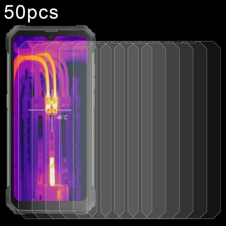 50 PCS 0.26mm 9H 2.5D Tempered Glass Film