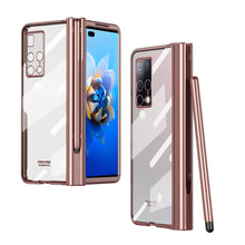 Load image into Gallery viewer, Electroplating Hinge Phone Case with Stylus, For Huawei Mate X2, For Honor Magic V, For Samsung Galaxy Z Fold2 5G, For Xiaomi Mi Mix Fold, For Samsung Galaxy Z Fold2 5G with Film