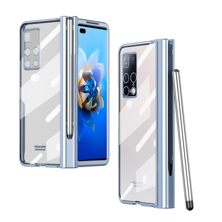 Electroplating Hinge Phone Case with Stylus, For Huawei Mate X2, For Honor Magic V, For Samsung Galaxy Z Fold2 5G, For Xiaomi Mi Mix Fold, For Samsung Galaxy Z Fold2 5G with Film