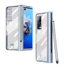 Load image into Gallery viewer, Electroplating Hinge Phone Case with Stylus, For Huawei Mate X2, For Honor Magic V, For Samsung Galaxy Z Fold2 5G, For Xiaomi Mi Mix Fold, For Samsung Galaxy Z Fold2 5G with Film