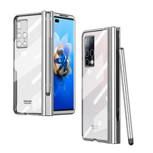 Load image into Gallery viewer, Electroplating Hinge Phone Case with Stylus, For Huawei Mate X2, For Honor Magic V, For Samsung Galaxy Z Fold2 5G, For Xiaomi Mi Mix Fold, For Samsung Galaxy Z Fold2 5G with Film