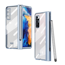 Load image into Gallery viewer, Electroplating Hinge Phone Case with Stylus, For Huawei Mate X2, For Honor Magic V, For Samsung Galaxy Z Fold2 5G, For Xiaomi Mi Mix Fold, For Samsung Galaxy Z Fold2 5G with Film