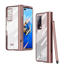 Load image into Gallery viewer, Full Body Electroplating Hinge Phone Case with Stylus, For Huawei Mate X2 with Film, For Honor Magic V with Film, For Samsung Galaxy Z Fold2 5G with Film, For Xiaomi Mi Mix Fold with Film, For Samsung Galaxy Z Fold2 5G