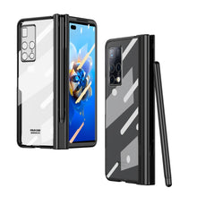 Load image into Gallery viewer, Full Body Electroplating Hinge Phone Case with Stylus, For Huawei Mate X2 with Film, For Honor Magic V with Film, For Xiaomi Mi Mix Fold with Film
