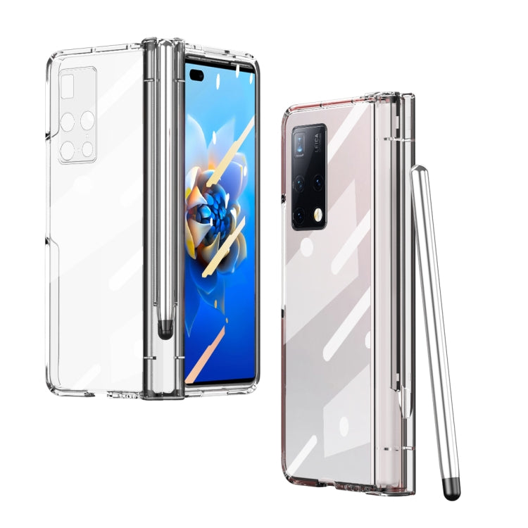 Full Body Electroplating Hinge Phone Case with Stylus, For Huawei Mate X2 with Film, For Honor Magic V with Film, For Samsung Galaxy Z Fold2 5G with Film, For Xiaomi Mi Mix Fold with Film, For Samsung Galaxy Z Fold2 5G