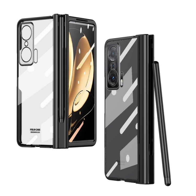 Full Body Electroplating Hinge Phone Case with Stylus, For Huawei Mate X2 with Film, For Honor Magic V with Film, For Samsung Galaxy Z Fold2 5G with Film, For Xiaomi Mi Mix Fold with Film, For Samsung Galaxy Z Fold2 5G