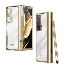 Load image into Gallery viewer, Full Body Electroplating Hinge Phone Case with Stylus, For Huawei Mate X2 with Film, For Honor Magic V with Film, For Samsung Galaxy Z Fold2 5G with Film, For Xiaomi Mi Mix Fold with Film, For Samsung Galaxy Z Fold2 5G