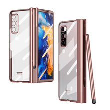 Load image into Gallery viewer, Full Body Electroplating Hinge Phone Case with Stylus, For Huawei Mate X2 with Film, For Honor Magic V with Film, For Samsung Galaxy Z Fold2 5G with Film, For Xiaomi Mi Mix Fold with Film, For Samsung Galaxy Z Fold2 5G