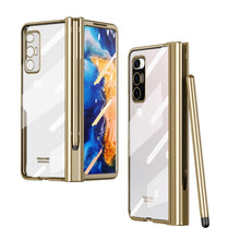 Load image into Gallery viewer, Full Body Electroplating Hinge Phone Case with Stylus, For Huawei Mate X2 with Film, For Honor Magic V with Film, For Samsung Galaxy Z Fold2 5G with Film, For Xiaomi Mi Mix Fold with Film, For Samsung Galaxy Z Fold2 5G
