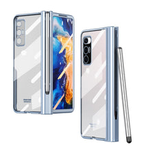 Load image into Gallery viewer, Full Body Electroplating Hinge Phone Case with Stylus, For Huawei Mate X2 with Film, For Honor Magic V with Film, For Samsung Galaxy Z Fold2 5G with Film, For Xiaomi Mi Mix Fold with Film, For Samsung Galaxy Z Fold2 5G