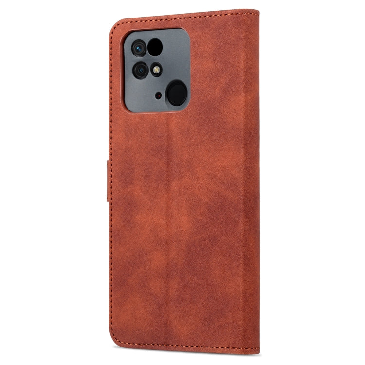 AZNS Skin Feel Calf Texture Flip Leather Phone Case, For Xiaomi Redmi 10C / Redmi 10 India, For Xiaomi Poco X4 Pro 5G