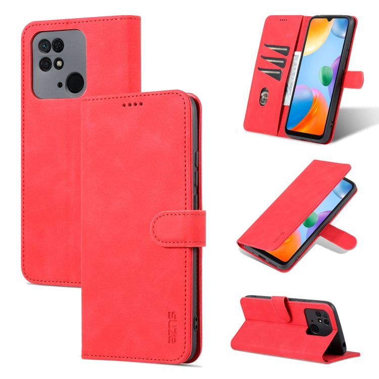 AZNS Skin Feel Calf Texture Flip Leather Phone Case, For Xiaomi Redmi 10C / Redmi 10 India, For Xiaomi Poco X4 Pro 5G
