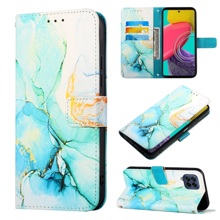 PT003 Marble Pattern Flip Leather Phone Case, For Samsung Galaxy M33 5G, For Samsung Galaxy M53 5G
