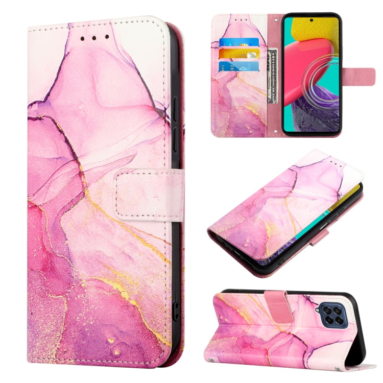 PT003 Marble Pattern Flip Leather Phone Case, For Samsung Galaxy M33 5G, For Samsung Galaxy M53 5G