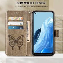 Load image into Gallery viewer, Embossed Butterfly Leather Phone Case, For OPPO Reno7 4G/F21 Pro, For Sony Xperia 1 IV, For Sony Xperia 10 IV, For Sony Xperia ACE III, For Xiaomi Redmi 10A, For Samsung Galaxy M33 5G