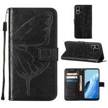 Load image into Gallery viewer, Embossed Butterfly Leather Phone Case, For OPPO Reno7 4G/F21 Pro, For Sony Xperia 1 IV, For Sony Xperia 10 IV, For Sony Xperia ACE III, For Xiaomi Redmi 10A, For Samsung Galaxy M33 5G