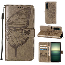 Load image into Gallery viewer, Embossed Butterfly Leather Phone Case, For OPPO Reno7 4G/F21 Pro, For Sony Xperia 1 IV, For Sony Xperia 10 IV, For Sony Xperia ACE III, For Xiaomi Redmi 10A, For Samsung Galaxy M33 5G