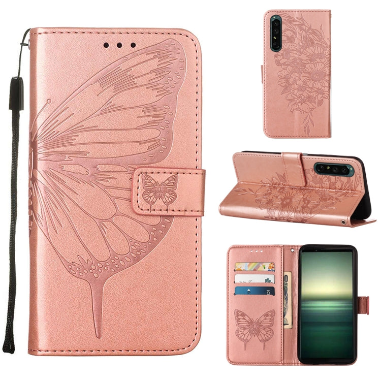 Embossed Butterfly Leather Phone Case, For OPPO Reno7 4G/F21 Pro, For Sony Xperia 1 IV, For Sony Xperia 10 IV, For Sony Xperia ACE III, For Xiaomi Redmi 10A, For Samsung Galaxy M33 5G