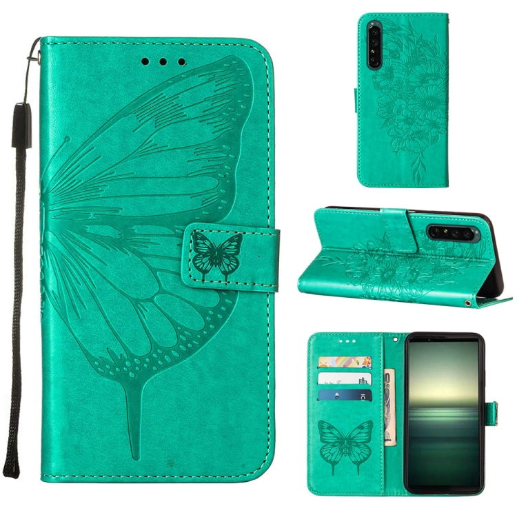 Embossed Butterfly Leather Phone Case, For OPPO Reno7 4G/F21 Pro, For Sony Xperia 1 IV, For Sony Xperia 10 IV, For Sony Xperia ACE III, For Xiaomi Redmi 10A, For Samsung Galaxy M33 5G