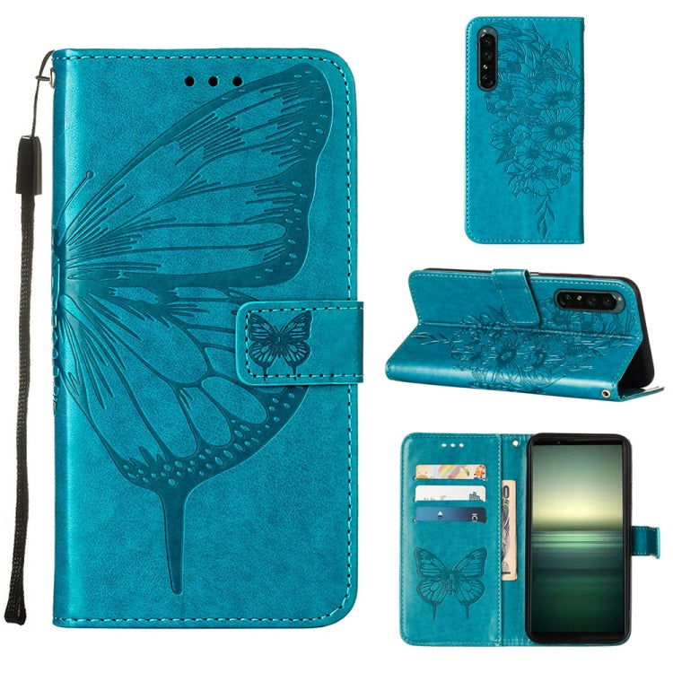 Embossed Butterfly Leather Phone Case, For OPPO Reno7 4G/F21 Pro, For Sony Xperia 1 IV, For Sony Xperia 10 IV, For Sony Xperia ACE III, For Xiaomi Redmi 10A, For Samsung Galaxy M33 5G