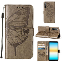 Load image into Gallery viewer, Embossed Butterfly Leather Phone Case, For OPPO Reno7 4G/F21 Pro, For Sony Xperia 1 IV, For Sony Xperia 10 IV, For Sony Xperia ACE III, For Xiaomi Redmi 10A, For Samsung Galaxy M33 5G