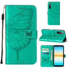 Load image into Gallery viewer, Embossed Butterfly Leather Phone Case, For OPPO Reno7 4G/F21 Pro, For Sony Xperia 1 IV, For Sony Xperia 10 IV, For Sony Xperia ACE III, For Xiaomi Redmi 10A, For Samsung Galaxy M33 5G