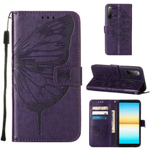 Load image into Gallery viewer, Embossed Butterfly Leather Phone Case, For OPPO Reno7 4G/F21 Pro, For Sony Xperia 1 IV, For Sony Xperia 10 IV, For Sony Xperia ACE III, For Xiaomi Redmi 10A, For Samsung Galaxy M33 5G