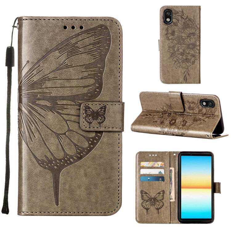 Embossed Butterfly Leather Phone Case, For OPPO Reno7 4G/F21 Pro, For Sony Xperia 1 IV, For Sony Xperia 10 IV, For Sony Xperia ACE III, For Xiaomi Redmi 10A, For Samsung Galaxy M33 5G