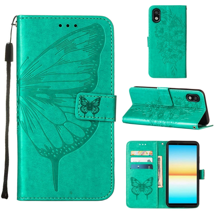 Embossed Butterfly Leather Phone Case, For OPPO Reno7 4G/F21 Pro, For Sony Xperia 1 IV, For Sony Xperia 10 IV, For Sony Xperia ACE III, For Xiaomi Redmi 10A, For Samsung Galaxy M33 5G