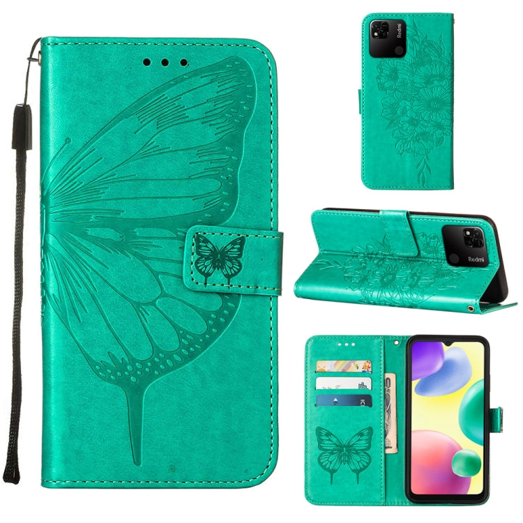 Embossed Butterfly Leather Phone Case, For OPPO Reno7 4G/F21 Pro, For Sony Xperia 1 IV, For Sony Xperia 10 IV, For Sony Xperia ACE III, For Xiaomi Redmi 10A, For Samsung Galaxy M33 5G