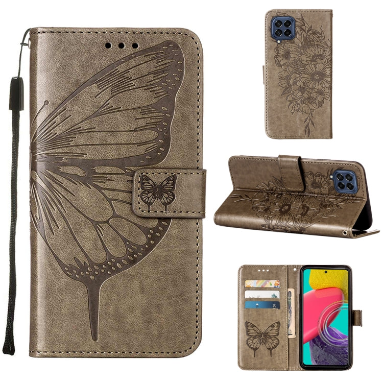 Embossed Butterfly Leather Phone Case, For OPPO Reno7 4G/F21 Pro, For Sony Xperia 1 IV, For Sony Xperia 10 IV, For Sony Xperia ACE III, For Xiaomi Redmi 10A, For Samsung Galaxy M33 5G