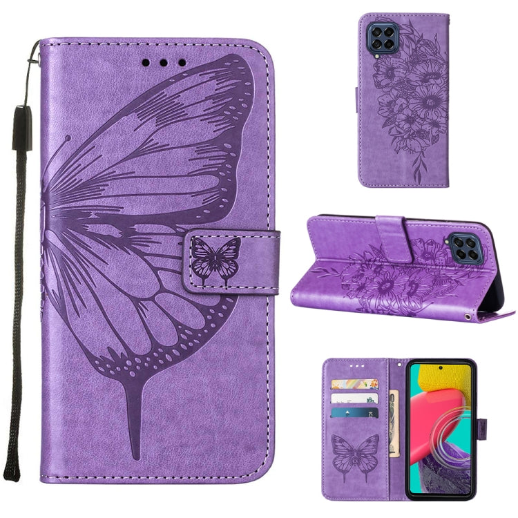 Embossed Butterfly Leather Phone Case, For OPPO Reno7 4G/F21 Pro, For Sony Xperia 1 IV, For Sony Xperia 10 IV, For Sony Xperia ACE III, For Xiaomi Redmi 10A, For Samsung Galaxy M33 5G