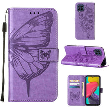 Load image into Gallery viewer, Embossed Butterfly Leather Phone Case, For OPPO Reno7 4G/F21 Pro, For Sony Xperia 1 IV, For Sony Xperia 10 IV, For Sony Xperia ACE III, For Xiaomi Redmi 10A, For Samsung Galaxy M33 5G