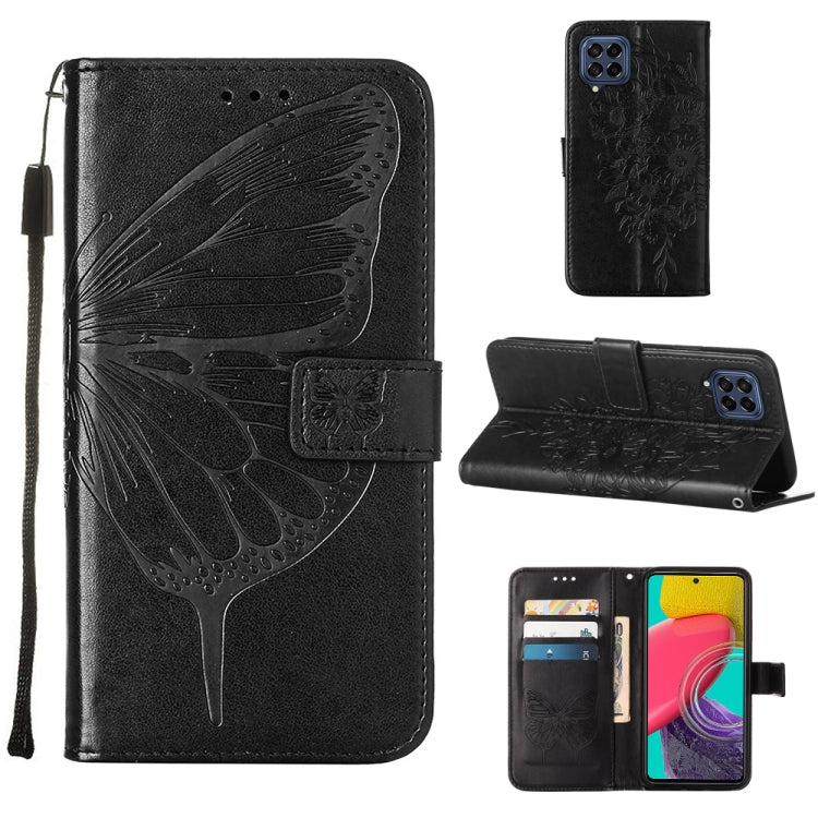 Embossed Butterfly Leather Phone Case, For OPPO Reno7 4G/F21 Pro, For Sony Xperia 1 IV, For Sony Xperia 10 IV, For Sony Xperia ACE III, For Xiaomi Redmi 10A, For Samsung Galaxy M33 5G