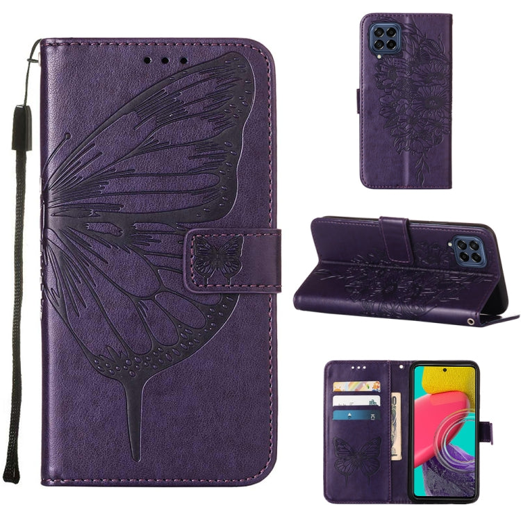 Embossed Butterfly Leather Phone Case, For OPPO Reno7 4G/F21 Pro, For Sony Xperia 1 IV, For Sony Xperia 10 IV, For Sony Xperia ACE III, For Xiaomi Redmi 10A, For Samsung Galaxy M33 5G