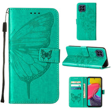 Load image into Gallery viewer, Embossed Butterfly Leather Phone Case, For Samsung Galaxy M53 5G