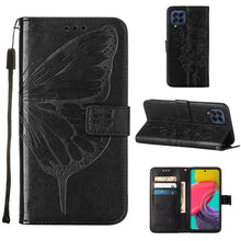 Load image into Gallery viewer, Embossed Butterfly Leather Phone Case, For Samsung Galaxy M53 5G