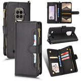 Litchi Texture Zipper Leather Phone Case, For Doogee S86 / S86 Pro, For Doogee X96 Pro, For Sharp Aquos Zero6 / Aquos Air, For Sharp Aquos Wish, For Motorola Moto E40 / E30 / E20, For Motorola Edge X30 / Edge 30 Pro /Edge+ 2020                         ...
