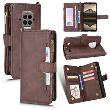 Load image into Gallery viewer, Litchi Texture Zipper Leather Phone Case, For Doogee S86 / S86 Pro, For Doogee X96 Pro, For Sharp Aquos Zero6 / Aquos Air, For Sharp Aquos Wish, For Motorola Moto E40 / E30 / E20, For Motorola Edge X30 / Edge 30 Pro /Edge+ 2020                         ...