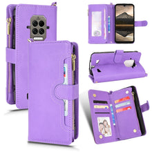 Load image into Gallery viewer, Litchi Texture Zipper Leather Phone Case, For Doogee S86 / S86 Pro, For Doogee X96 Pro, For Sharp Aquos Zero6 / Aquos Air, For Sharp Aquos Wish, For Motorola Moto E40 / E30 / E20, For Motorola Edge X30 / Edge 30 Pro /Edge+ 2020                         ...