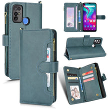 Load image into Gallery viewer, Litchi Texture Zipper Leather Phone Case, For Doogee S86 / S86 Pro, For Doogee X96 Pro, For Sharp Aquos Zero6 / Aquos Air, For Sharp Aquos Wish, For Motorola Moto E40 / E30 / E20, For Motorola Edge X30 / Edge 30 Pro /Edge+ 2020                         ...