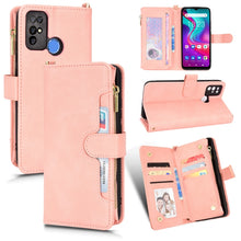 Load image into Gallery viewer, Litchi Texture Zipper Leather Phone Case, For Doogee S86 / S86 Pro, For Doogee X96 Pro, For Sharp Aquos Zero6 / Aquos Air, For Sharp Aquos Wish, For Motorola Moto E40 / E30 / E20, For Motorola Edge X30 / Edge 30 Pro /Edge+ 2020                         ...